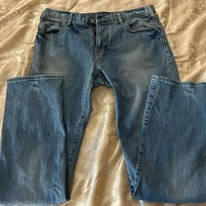 Armani Men’s Distressed Jeans. J45 Regular. 34x34
